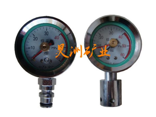 礦用雙針耐震壓力表